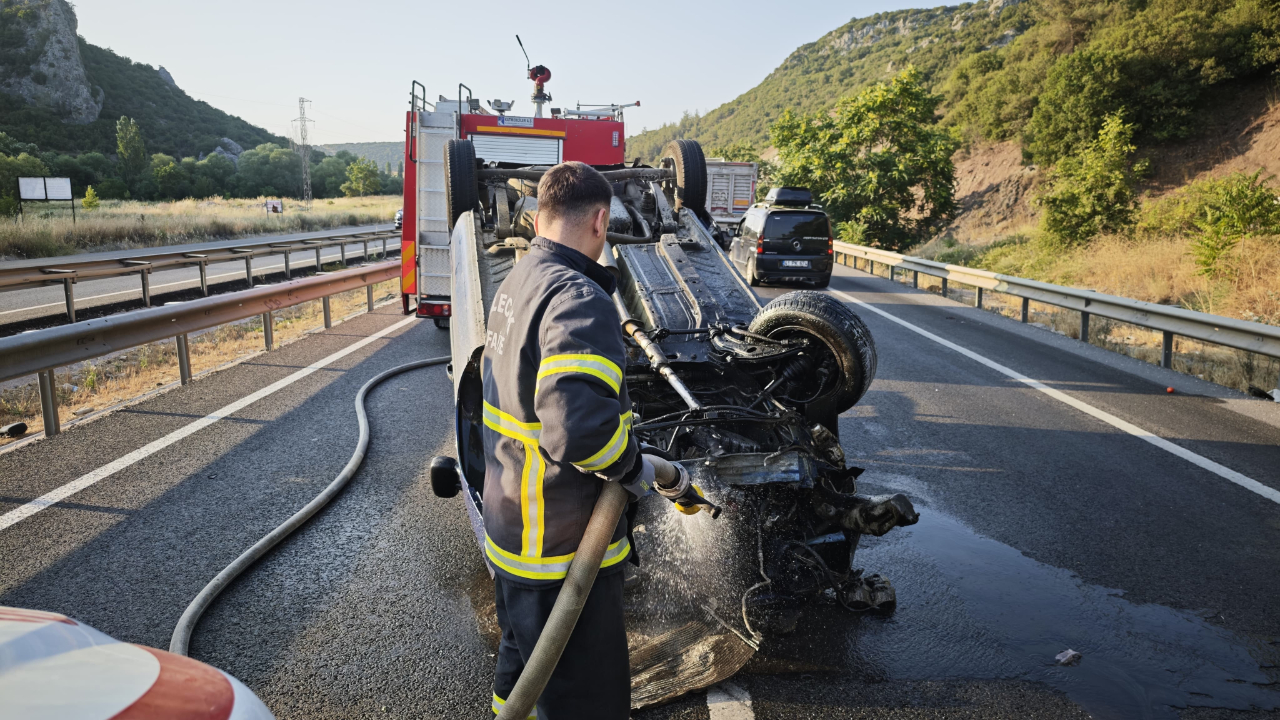 Osmangazi Tüneli çıkışında trafik kazası: 4 yaralı