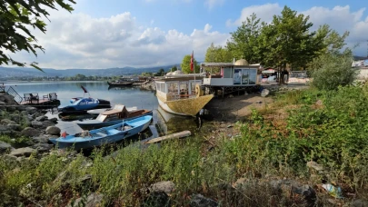 Sapanca Gölü’nde su seviyesi düştü