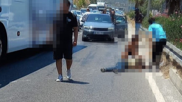 Milas'ta otobüsün çarptığı yaya hayatını kaybetti