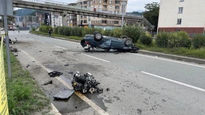 Trafik kazasında 2 genç yaşamını yitirdi