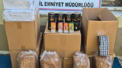 Tekirdağ'da kaçak sigara operasyonu! 2 gözaltı