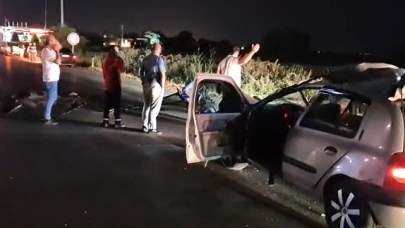Balıkesir'de otomobil at arabasına çarptı: 2 yaralı