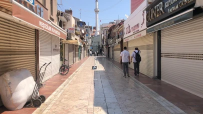 Eskişehir'de aşırı sıcaklardan sokaklar boş kaldı