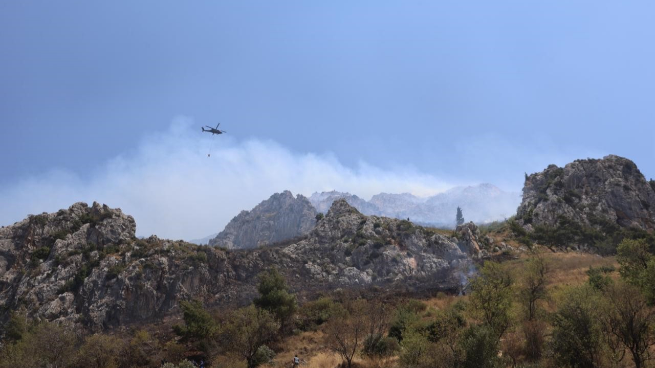 Hatay'daki orman yangını kontrol altında