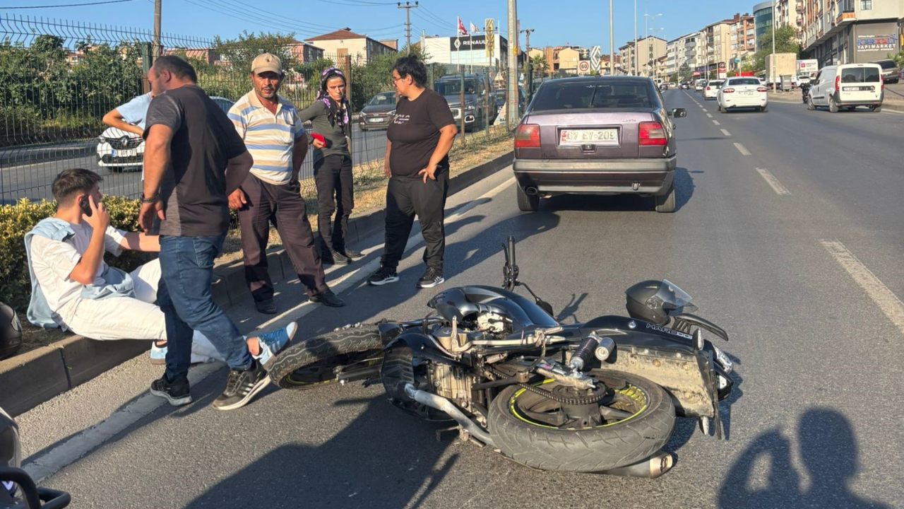 Zonguldak’ta motosiklet kazası: 1 yaralı