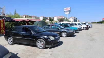 Elazığ ikinci el oto pazarında araç çok, alıcı yok