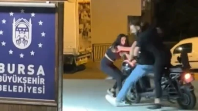 Bursa'da alkollü kız ortalığı birbirine kattı