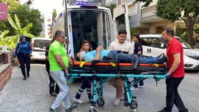 Klima tamiri yaparken düşen usta yaralandı!
