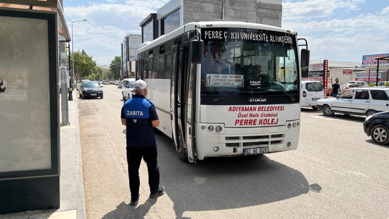 Toplu taşıma araçlarına sıkı denetim!