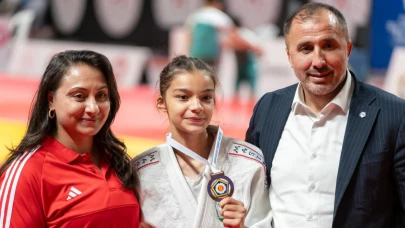Osmangazili judocu Sraç'tan bronz madalya