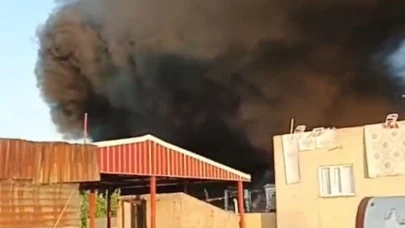 Geri dönüşüm tesisi alevlere teslim oldu