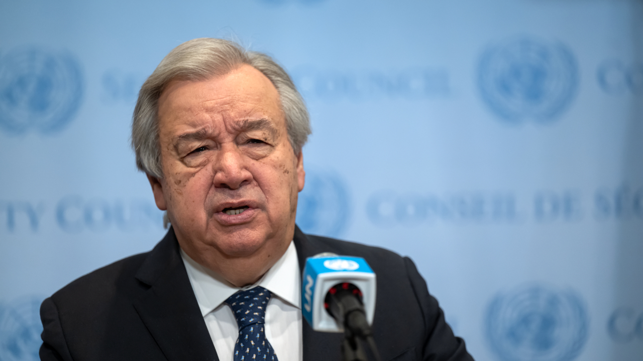 Antonio Guterres: Gazze'de sadece ateşkes yeterli olmayacak