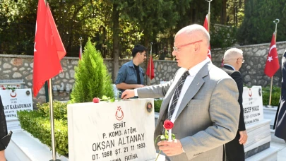 AK Parti Bursa’dan 15 Temmuz’da şehitliğe anlamlı ziyaret