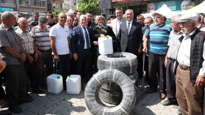 Bursa’dan Domaniçli çiftçilere tarımsal destek