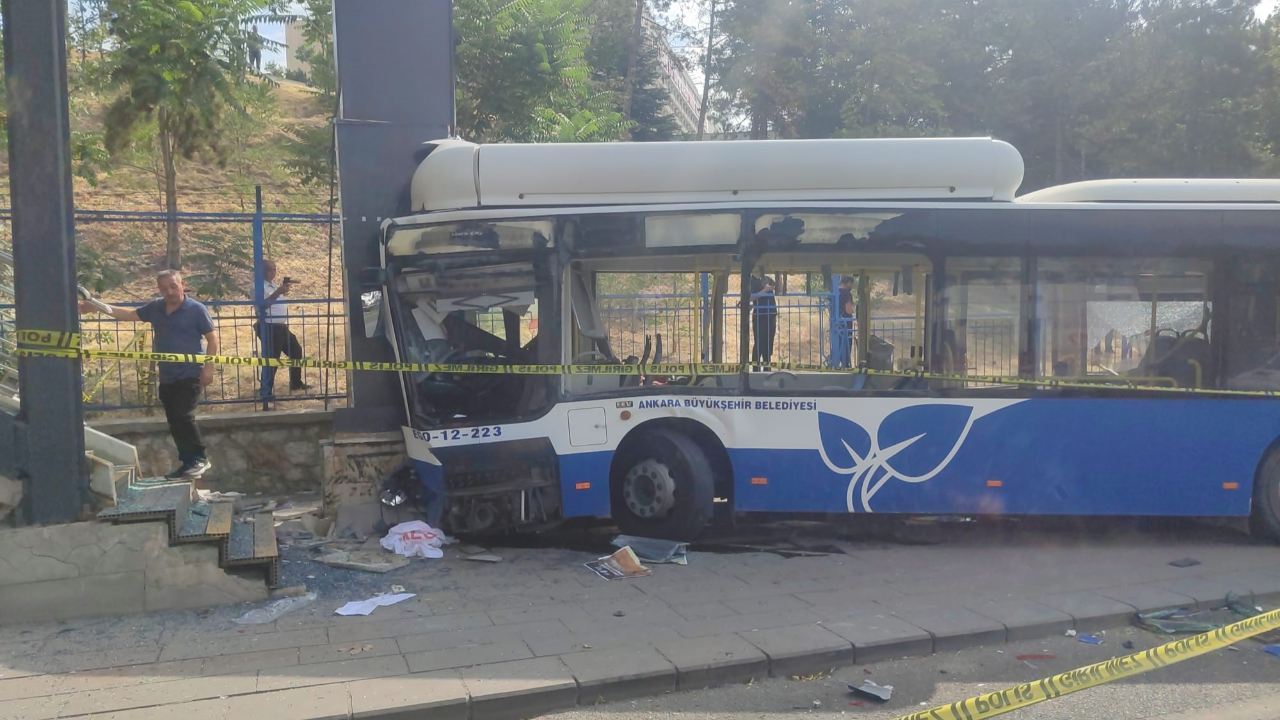 Ankara'da otobüs kazası! Çok sayıda yaralı var