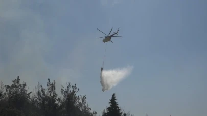 Şarköy'deki orman yangını 22. saatine girdi