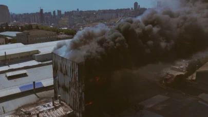 Esenyurt'ta tekstil fabrikasında korkutan yangın