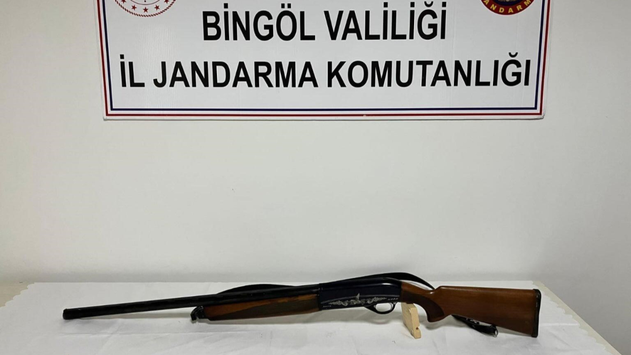 Bingöl’de 4 adet ruhsatsız silah ele geçirildi