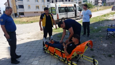 Samsun'da trafik kazası: 1 yaralı