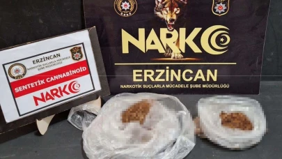 Erzincan’da uyuşturucu operasyonu: 2 gözaltı