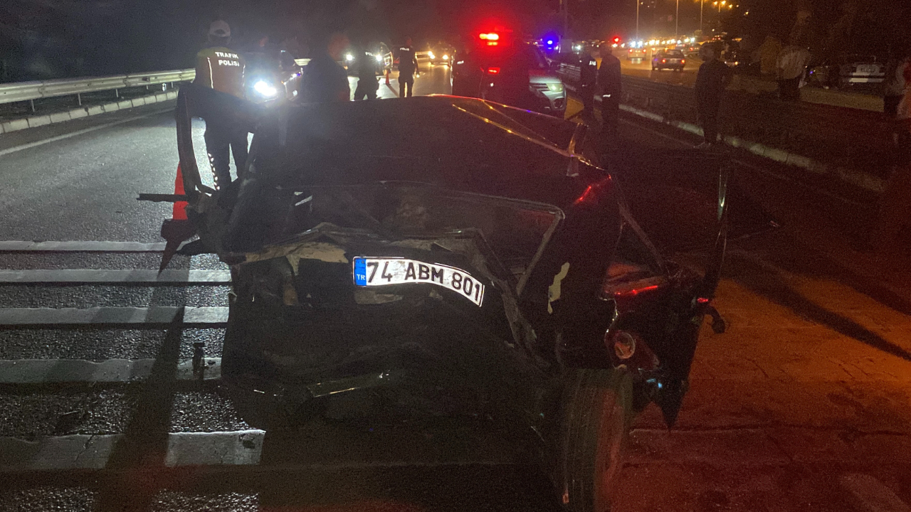 Karabük'te trafik kazası: 1 ölü 1 yaralı