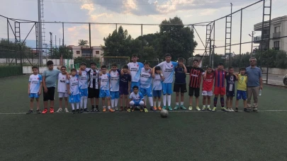 Kur'an Kursu öğrencileri halı sahada buluştu
