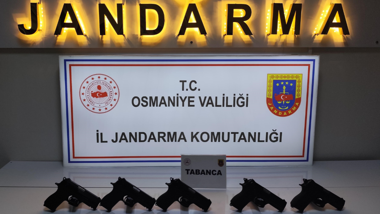 Osmaniye'de silah ve uyuşturucu operasyonu: 5 gözaltı