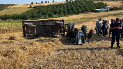 Bursa'da feci son! Kullandığı traktörün altında kalarak hayatını kaybetti