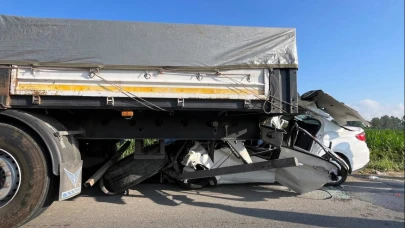Sakarya'da trafik kazası: 1 ölü 1 yaralı