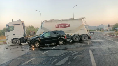 Kütahya'da trafik kazası: 1 yaralı