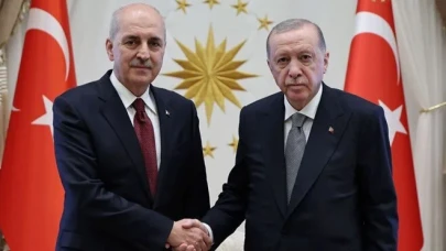 Beştepe'de Erdoğan-Kurtulmuş görüşmesi