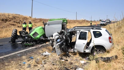 Şanlıurfa'da trafik kazası: 1 ölü 2 yaralı