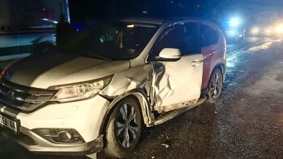 Malatya'da iki otomobil çarpıştı: 4 yaralı