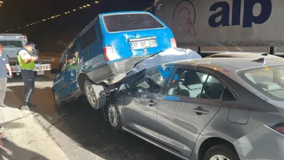 Anadolu Otoyolu’nda zincirleme kaza