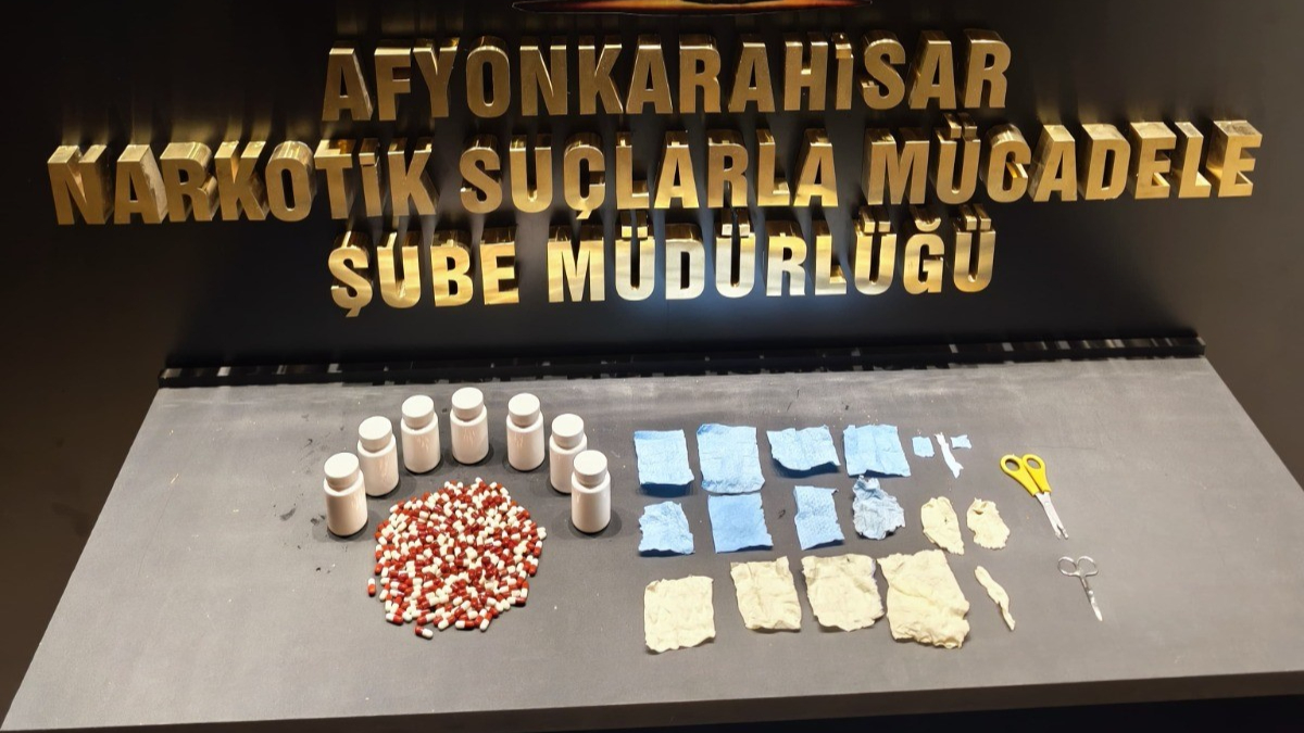 Afyonkarahisar'da torbacı operasyonu: 1 tutuklu