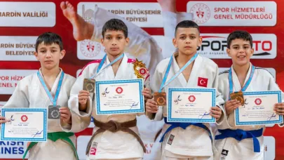 Yunusemreli judocular Mardin'den başarıyla döndü