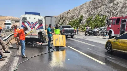 Otomobil sulama tankerine çarptı: 1 ölü