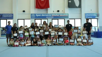 Nilüfer Yaz Spor Okulları’nda sertifika heyecanı