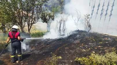 Ormanda alevler yükseldi: Felaket son anda önlendi