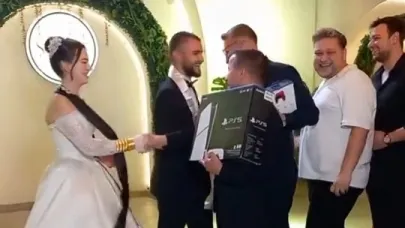 Bursa'da ilginç takı töreni