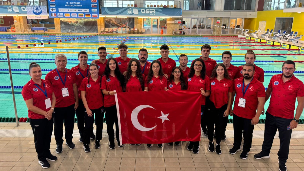 Paletli yüzmede Avrupa zirvesi Türkiye'nin