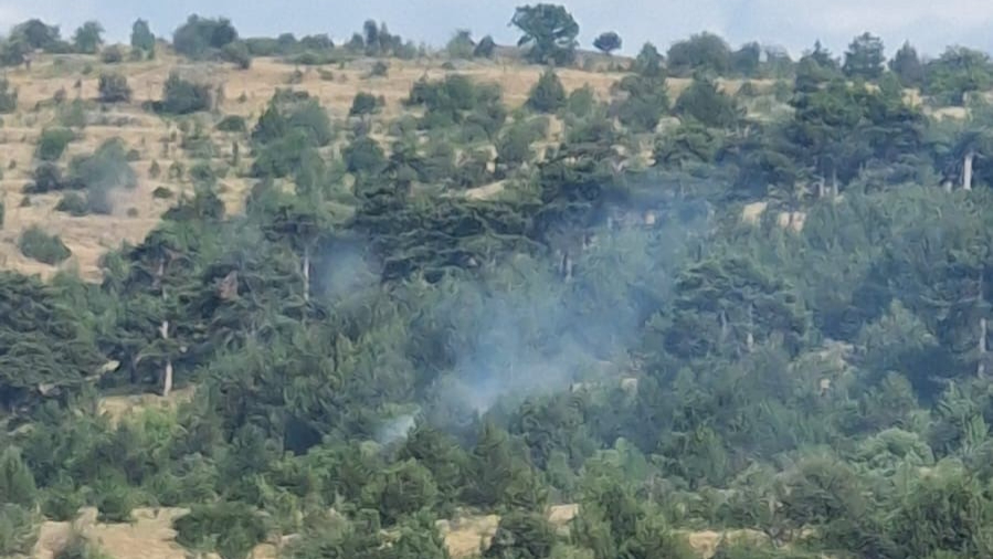 Bolu’da yıldırım kaynaklı çıkan yangınlar söndürüldü