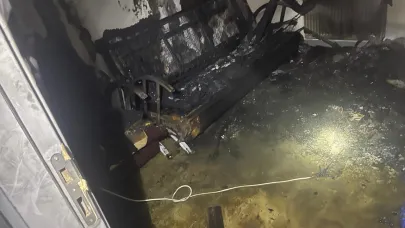 Diyarbakır'da ev yangını