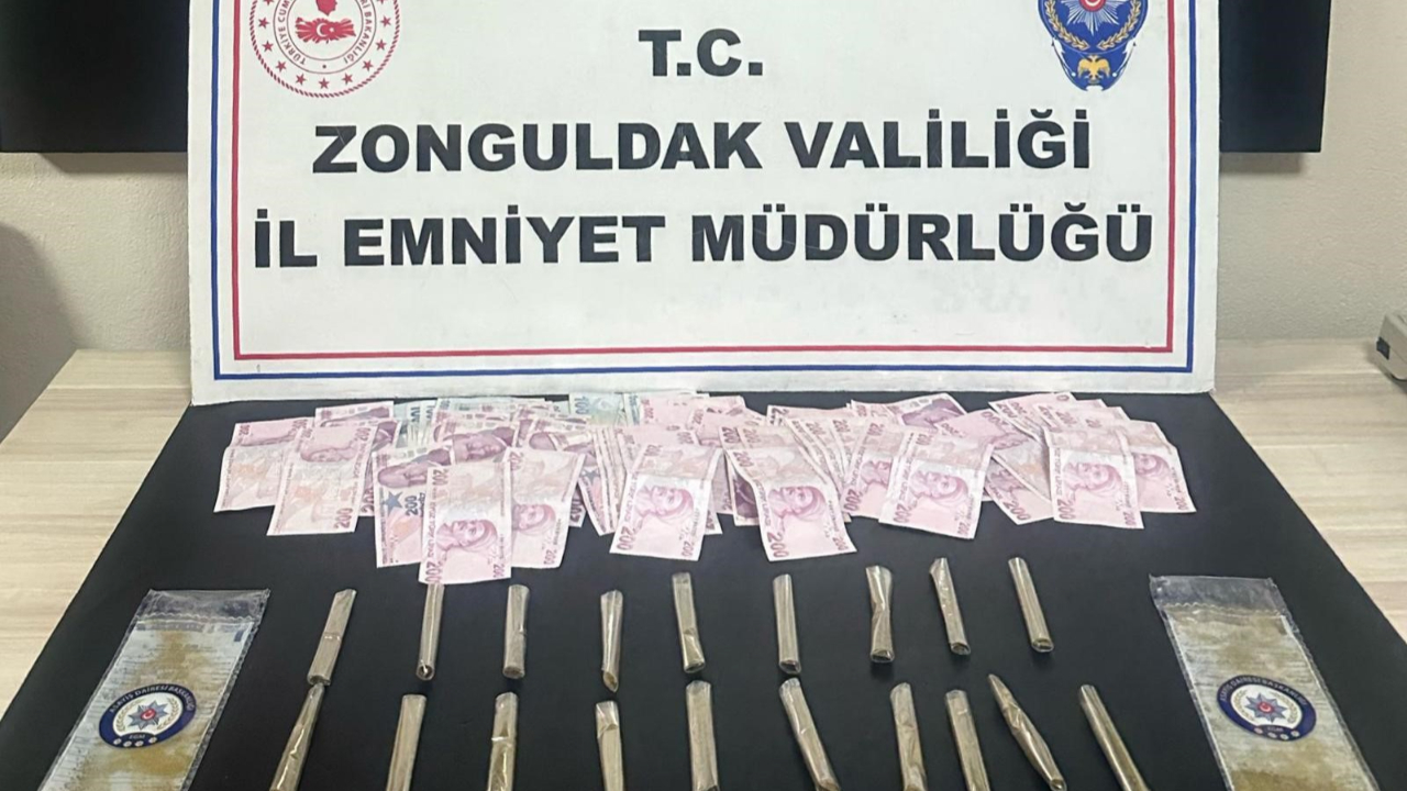 Zonguldak'ta uyuşturucu operasyonu: 3 tutuklama