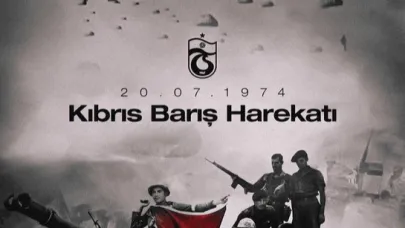 Trabzonspor Kıbrıs Barış Harekatı'nı unutmadı