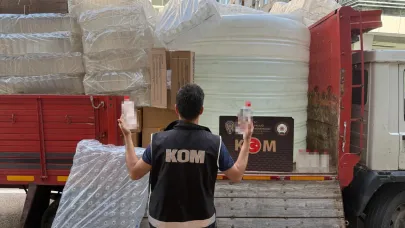 İzmir'de 5 ton sahte alkol ele geçirildi: 1 tutuklu