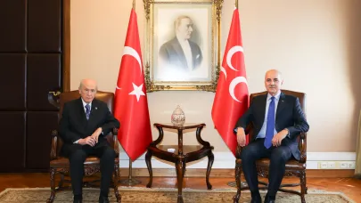 TBMM Başkanı Kurtulmuş Devlet Bahçeli'yi ziyaret etti