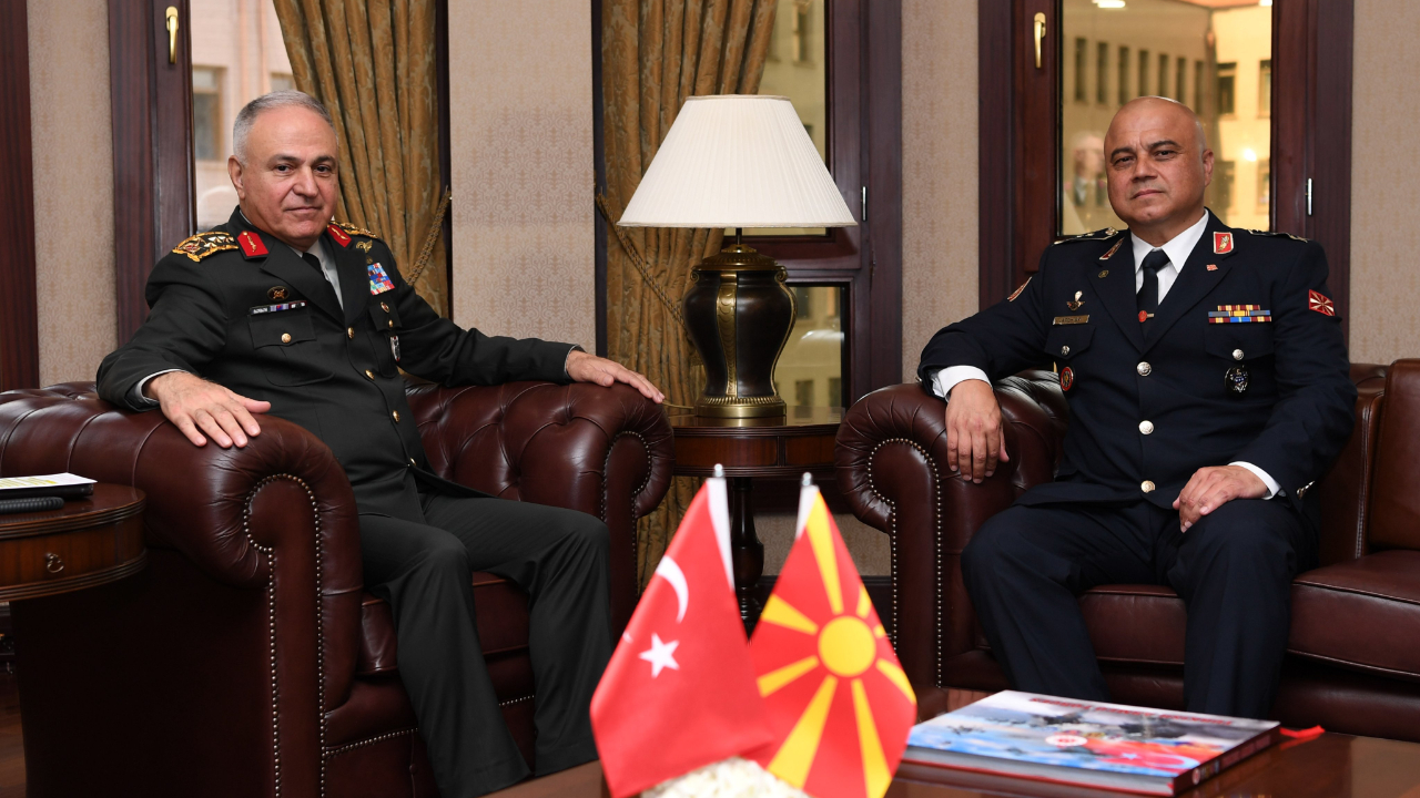 Genelkurmay Başkanı Orgeneral Gürek ile Kuzey Makedonyalı mevkidaşı Lafchiski bir araya geldi