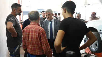 Kırıkkale Valisi Makas esnafla buluştu, talepleri dinledi