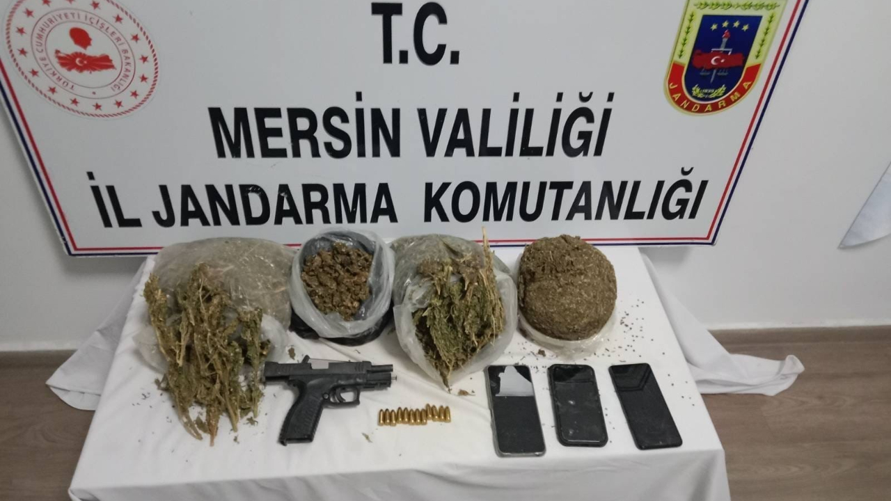 Mersin'de uyuşturucu operasyonu: 4 gözaltı